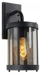 Φωτιστικό Επίτοιχο Lucide 29826-01-30 MAKKUM Μαύρο Ματ (Black Mat)