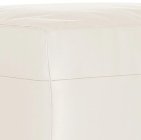 vidaXL Πάγκος Μπεζ 100x35x41 εκ. από Ύφασμα Μικροϊνών