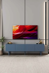 Έπιπλο Τηλεόρασης Μπλε CLORUS 180x29x20