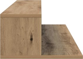 vidaXL Γραφείο Στούντιο Artisan Δρυς 110 x 36 x 19,5 εκ.