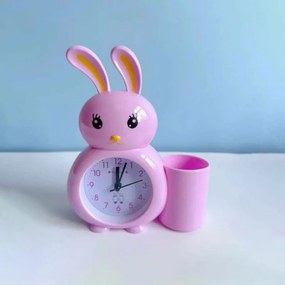 Επιτραπέζιο Ρολόι με Ξυπνητήρι & Μολυβοθήκη NO.2301 - Alarm clock-82871-82871