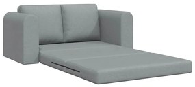 vidaXL Κρεβάτι καναπές Ανοιχτό γκρι 148 x 71 x 83 εκ. ύφασμα