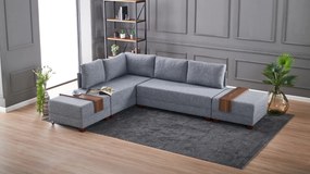 Corner Sofa-Bed Fly Corner Sofa Bed Left - Grey Grey