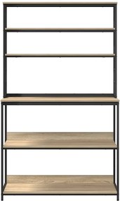 vidaXL Ράφι Κουζίνας Δρύς Sonoma 100 x 40 x 168 εκ Επεξεργασμένο ξύλο