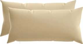 vidaXL Κάλυμμα Μαξιλαριού 2 pcs HEERLEN Μπεζ 40 x 80 cm Πολυεστέρας