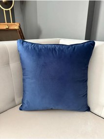 Stewehome Μαξιλαροθήκη διακοσμητική από βελούδο με βιολέτα 43x43 cm