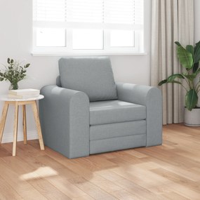 vidaXL Καναπές Κρεβάτι 2 Σε 1 Ανοιχτό Γκρι 98x71x83 εκ. Ύφασμα