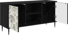 vidaXL Ντουλάπι TV GOTHA 102 x 33 x 51 εκ Μαύρη Δρυς