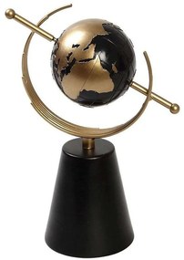 Υδρόγειος Σφαίρα GOR114 14,5x8,5x22,5cm Black-Gold Espiel Polyresin