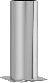 vidaXL Επέκταση Κεφαλής Καμινάδας Ασημί 29 x 29 x 50 εκ.