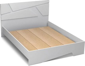 Κρεβάτι Efes Megapap χρώμα λευκό 160x200εκ.