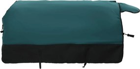 vidaXL Σαμάρι Ίππου Σκούρο πράσινο και μαύρο 165 cm Πολυεστέρας