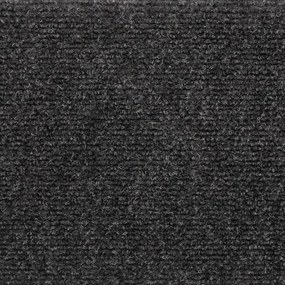 vidaXL Πατάκια Σκάλας 15 τεμ. Ανθρακί 65x21x4 εκ. Βελονιασμένο Ύφασμα