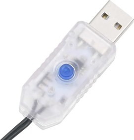 vidaXL Φωτάκια Compact με 400 LED Θερμό Λευκό 13 μ. από PVC