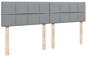 ΚΡΕΒΑΤΙ BOXSPRING ΜΕ ΣΤΡΩΜΑ ΑΝΟΙΧΤΟ ΓΚΡΙ 180X200 ΕΚ. ΥΦΑΣΜΑΤΙΝΟ 3289835