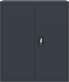 vidaXL Αρχειοθήκη Ανθρακί 90 x 40 x 105 εκ. Ατσάλινη