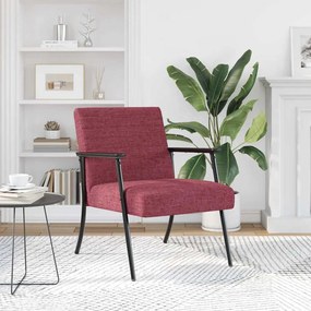 vidaXL Πολυθρόνα Κόκκινο 59 x 75 x 78 εκ ύφασμα