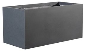 Γλάστρα Πήλινη Ορθογώνια Solid Μαύρη M 60x30x30 εκ. B-2170-8 Supergreens-B-2170-8-Μαύρο B-2170-8