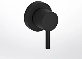 Eurorama Tonda Black Matt Μίκτης Εντοιχισμού 3 Εξόδων με Εκτροπέα R4751-400