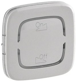 Πλακίδιο Ρυθμιστή Φωτισμού Dimmer 2 Στοιχείων SCS Αλουμίνιο Valena Allure 755433 Legrand-755433-Αλουμίνιο 755433