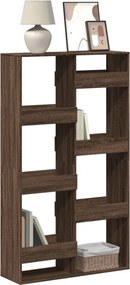 vidaXL Βιβλιοθήκη Καφέ Δρυς 100x33x175 εκ. από Επεξεργασμένο Ξύλο