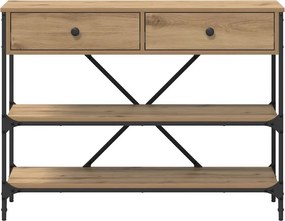 vidaXL Τραπέζι κονσόλας Καφέ 100 x 34,5 x 75 εκ. ξύλο