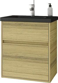 Drop Instinct 55 Natural/Black - Βάση Επίπλου Με Μαύρο Νιπτήρα (55x46)