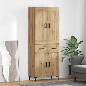 vidaXL Highboard 2 τμχ. Artisan Oak 69,5 x 34 x 180 εκ.