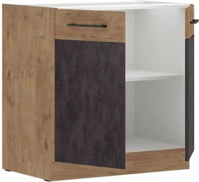 Ντουλάπι για τον νεροχύτη Γκρι 80 x 82 cm