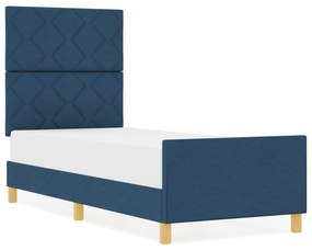 vidaXL κρεβάτι  Μπλε 80x200 εκ. Υφασμάτινο