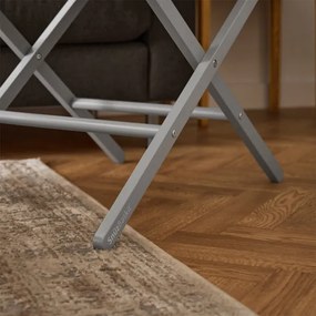 Καλαθούνα SNUZ SNUZBASKIT DARK GREY &amp; ΞΥΛΙΝΗ ΒΑΣΗ DOVE