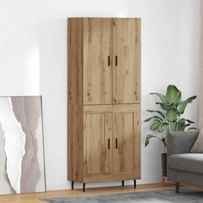 vidaXL Highboard 2 τμχ. Artisan Oak 69,5 x 34 x 180 εκ.