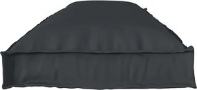 vidaXL Σετ Μαξιλαριών Πάγου 2 pcs Μαύρο 150 x 40 x 8 εκ.