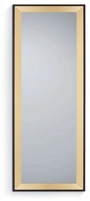Καθρέπτης Τοίχου Bianka 1610280 50x150cm Gold-Black Mirrors &amp; More Mdf,Γυαλί