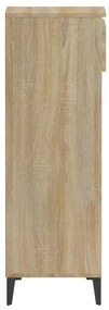 vidaXL Παπουτσοθήκη Sonoma Δρυς 40 x 36 x 105 εκ. Επεξεργασμένο Ξύλο