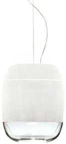 Κρεμαστό Φωτιστικό Οροφής LED 13,2W Dimmer Φυσητό Γυαλί Φ36cm Gong S5 Prandina-1A63003713005-Λευκό 1A63003713005