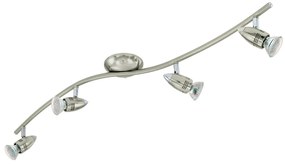 Φωτιστικό Σποτ Eglo 92644 MAGNUM-LED Χρώμιο (Chrome)|Νίκελ ματ (Nickel Mat- Satin) 3000K