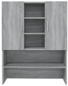 vidaXL Ντουλάπι Πλυντηρίου Γκρι Sonoma 70,5 x 25,5 x 90 εκ.