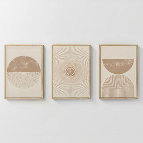 Πίνακας Varenzy pakoworld τρίπτυχος με ψηφιακή εκτύπωση και πλαίσιο 33x1.5x48εκ