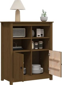 vidaXL Ντουλάπι Καφέ Μέλι 83x41,5x100 εκ. από Μασίφ Ξύλο Πεύκου