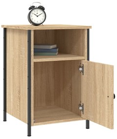 vidaXL Κομοδίνα 2 τεμ. Sonoma Δρυς 40x42x60 εκ. από Επεξεργασμένο Ξύλο