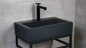 Pegasus Black Matt 52x34 - Επιτραπέζιος νιπτήρας