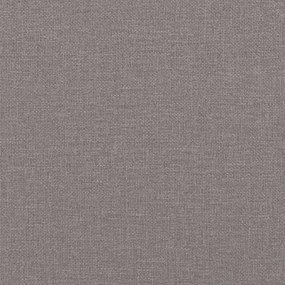 Καναπές Κρεβάτι Συρόμενος Taupe 90x200 εκ. Ύφασμα &amp; Συρτάρια - Μπεζ-Γκρι