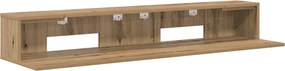 vidaXL Γραφείο Στούντιο Artisan Δρυς 110 x 36 x 19,5 εκ.