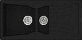 Sanitec Classic 329 (104×51) - Γρανιτένιος νεροχύτης - Metallic SPACE