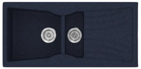 Sanitec Classic 329 Granite Blue Ένθετος Νεροχύτης