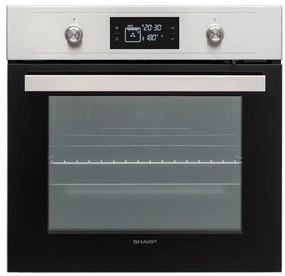 Sharp K-60V19IQM Εντοιχιζόμενος φούρνος 69lt , Pop-up διακόπτες, Inox ,A