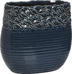 Διακοσμητικό Βάζο Espiel Fishes Blue PIM145