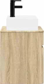 vidaXL Νιπτήρας Τοίχου Sonoma Δρυς 39 x 41 x 62,5 εκ