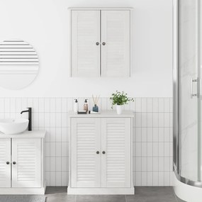 vidaXL Σετ Επίπλων Μπάνιου με ράφι 2 pcs Καφέ 67.5 x 34 x 80 εκ.
